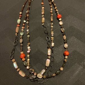 Gorgeous natural stone necklace.